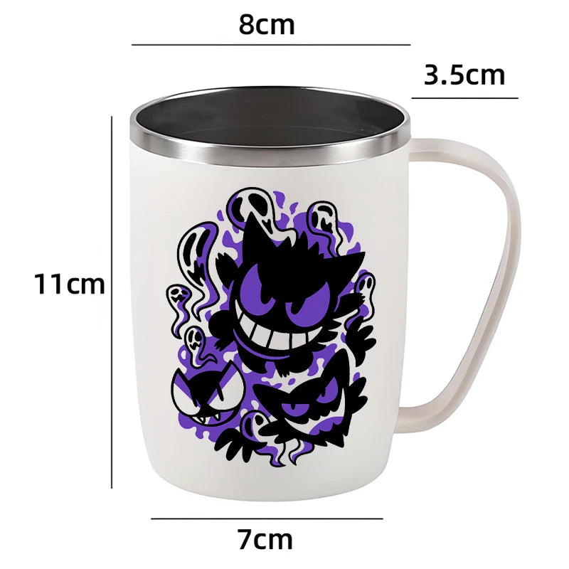 Gengar Stainless Steel Mug 450ml – Pokémon Coffee Cup
