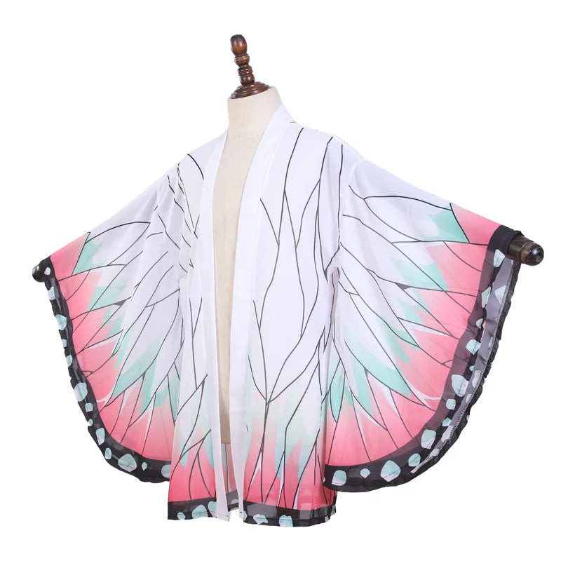 Shinobu Kocho Kimono Cardigan – Demon Slayer Summer Robe