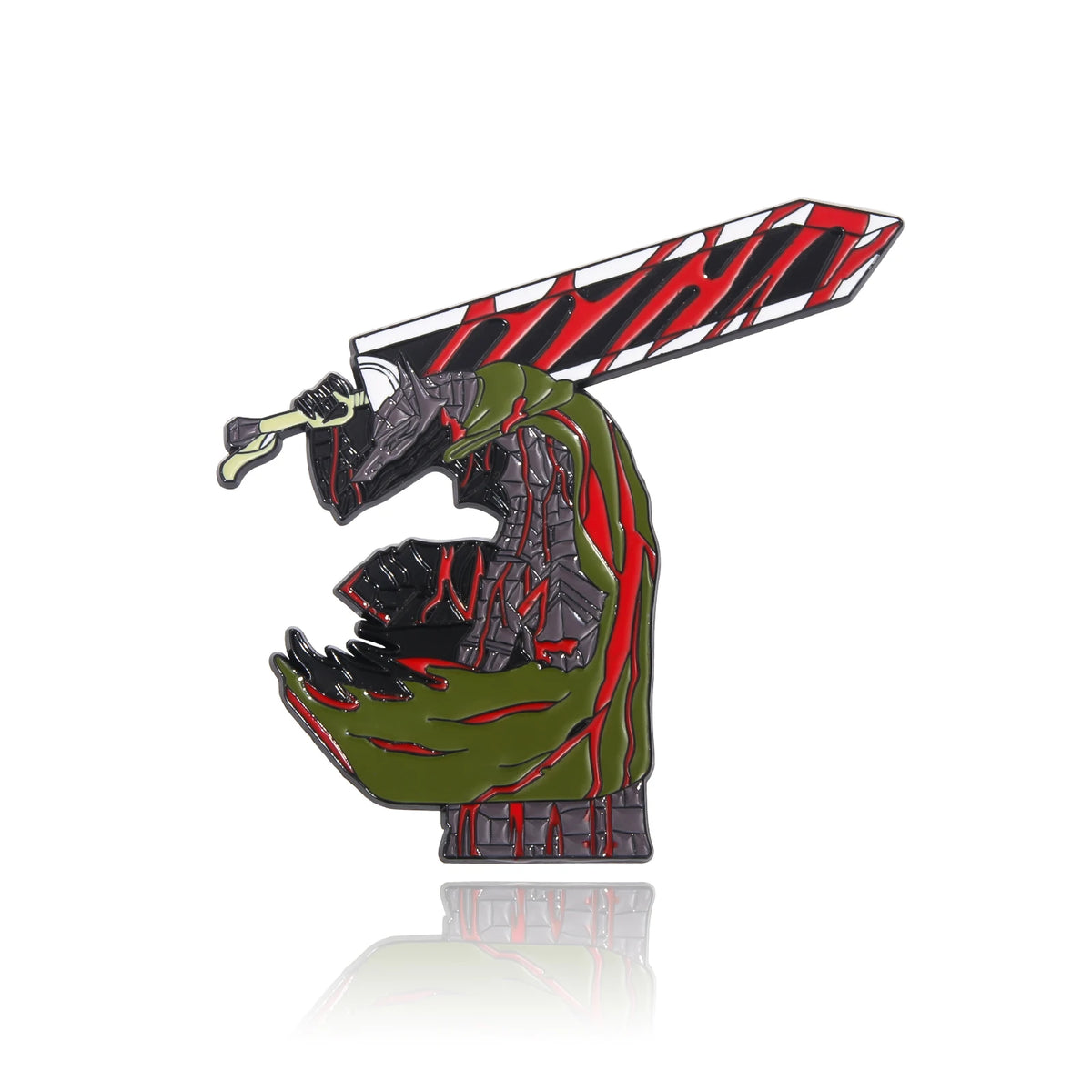 Guts Brand Keychain – Berserk Anime Pendant