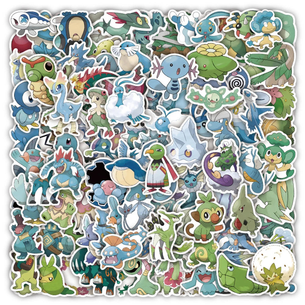Pikachu Pokémon Decal Pack – Waterproof Stickers