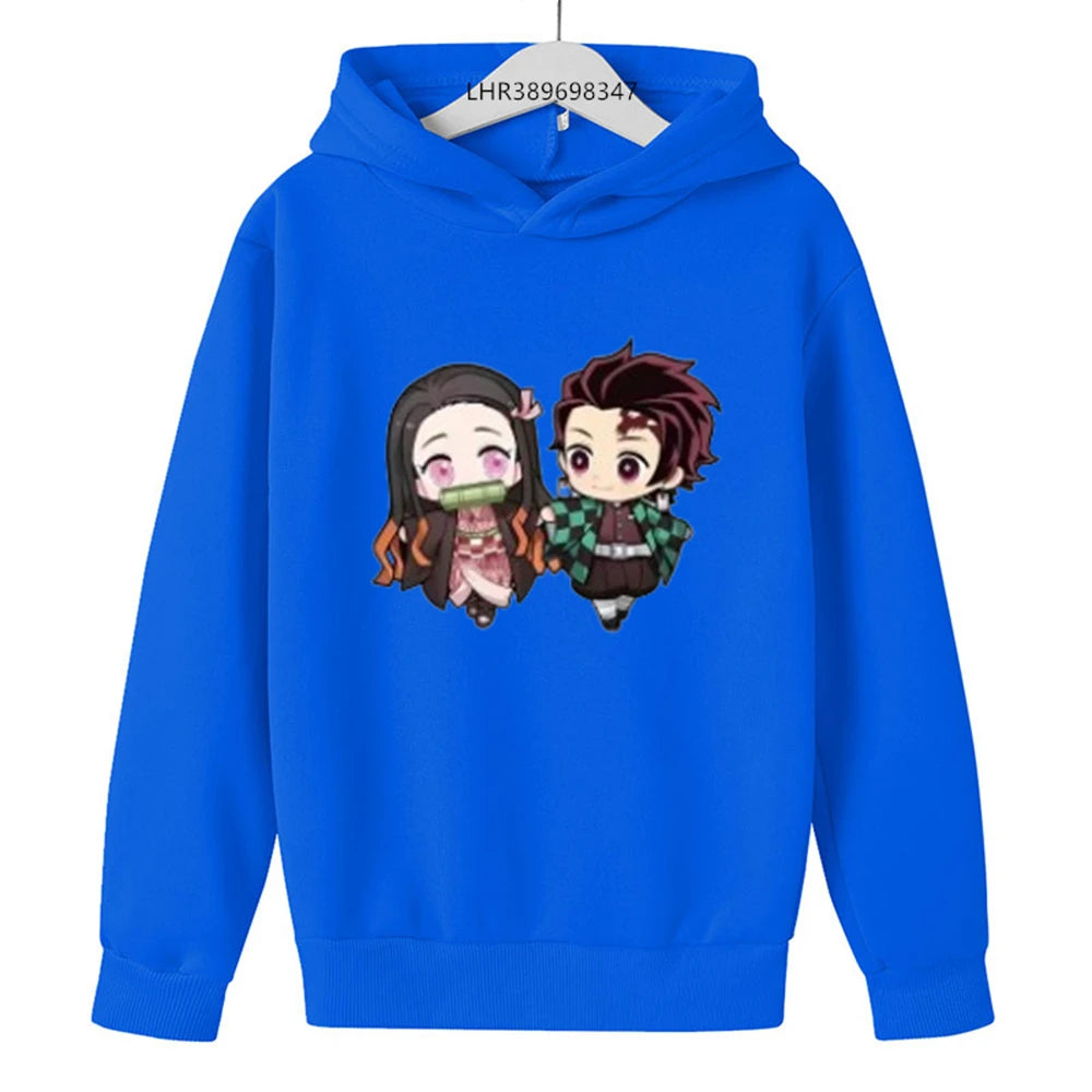 Demon Slayer Kids Hoodie – Anime Print Coat
