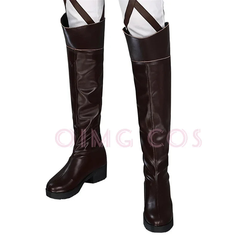 Eren Jaeger Cosplay Shoes – Attack on Titan Anime Boots