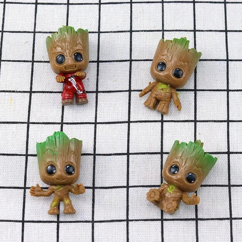 Groot Miniature Figures – 4pcs Set