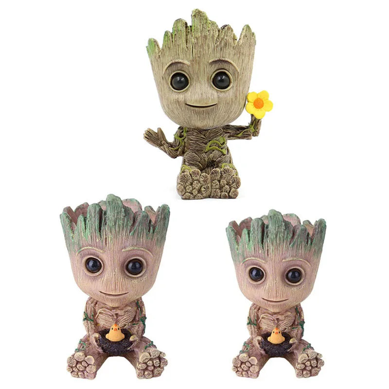 Groot Flower Pot – Planter & Pen Holder Figurine