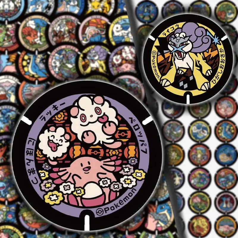 Pikachu & Eevee Sticker Set – 108pcs Kawaii Decals
