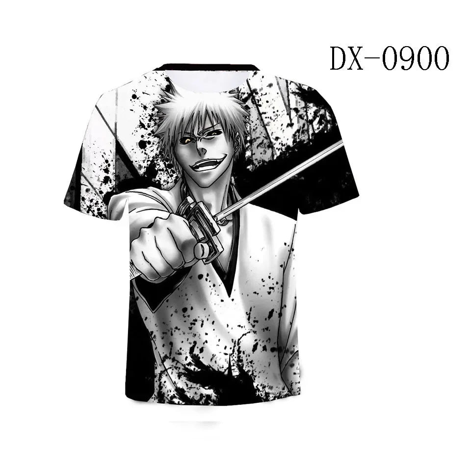 Bleach 3D Print T-Shirt – Anime Streetwear Tee