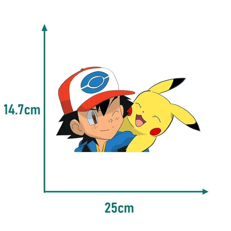 Pikachu Iron-On Patches – 2pcs Pokémon Clothing Patches
