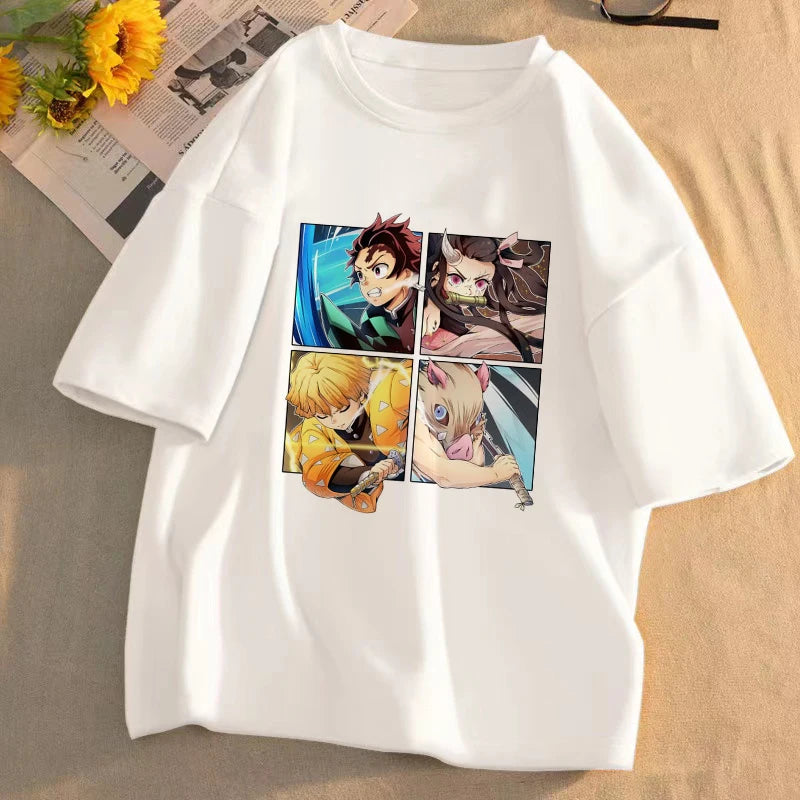 Demon Slayer Graphic T-Shirt – Unisex Anime Tee