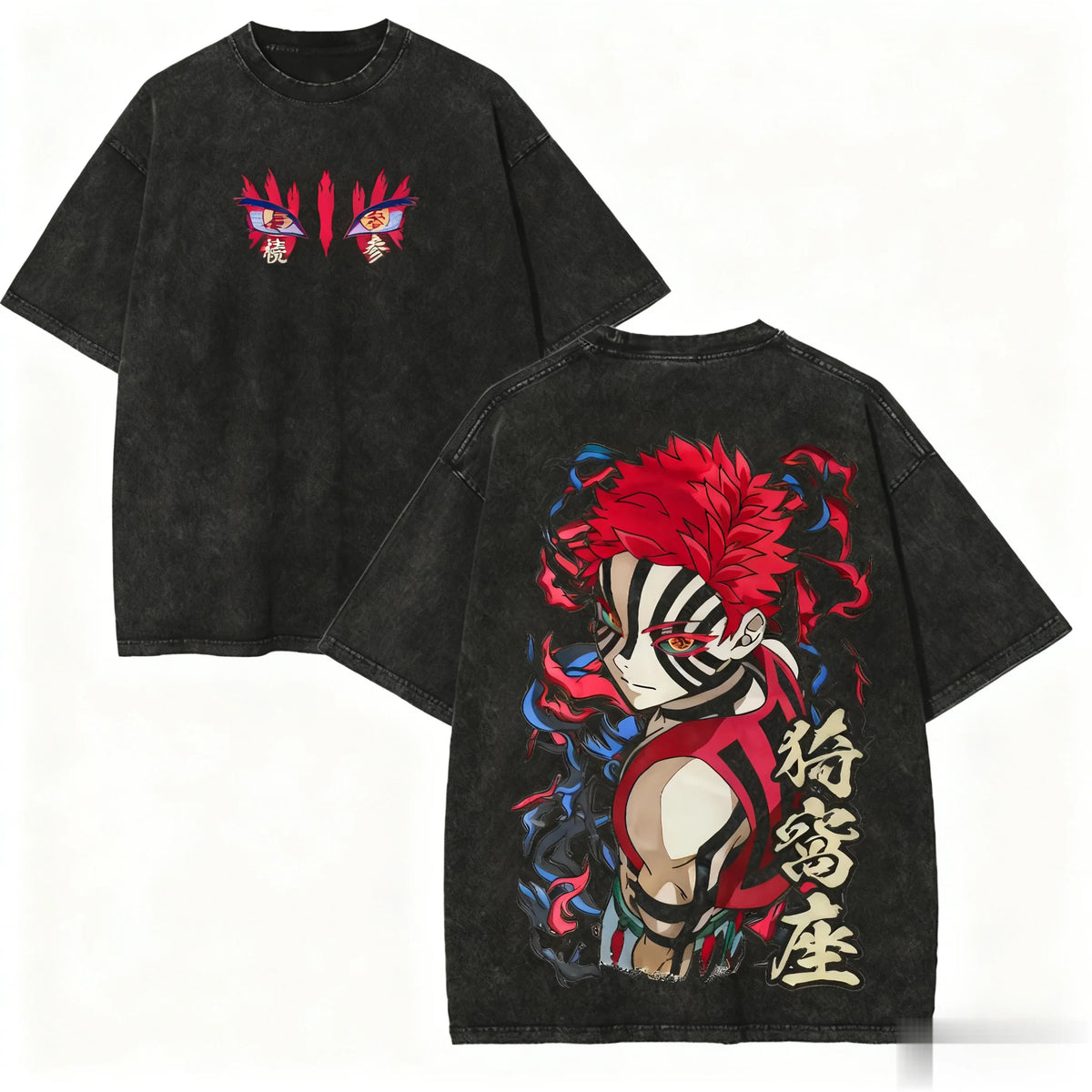 Demon Slayer Vintage Washed Oversized T-Shirt
